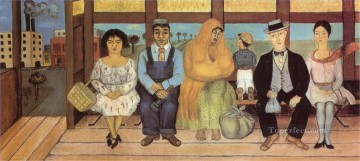 Frida Kahlo Painting - The Bus feminism Frida Kahlo